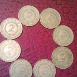 lot kovanica 2 dinara yugoslavija 1970ih