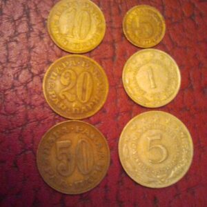lot kovanica yugoslavija 1975