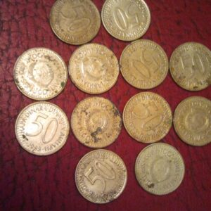 kovanice yugoslavije 50 dinara 1988