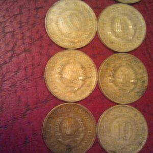 kovanice yugoslavije 10 dinara 1980