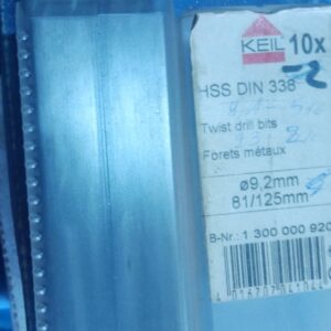 burgije KEIL HSS 9,2 - 9,3 mm