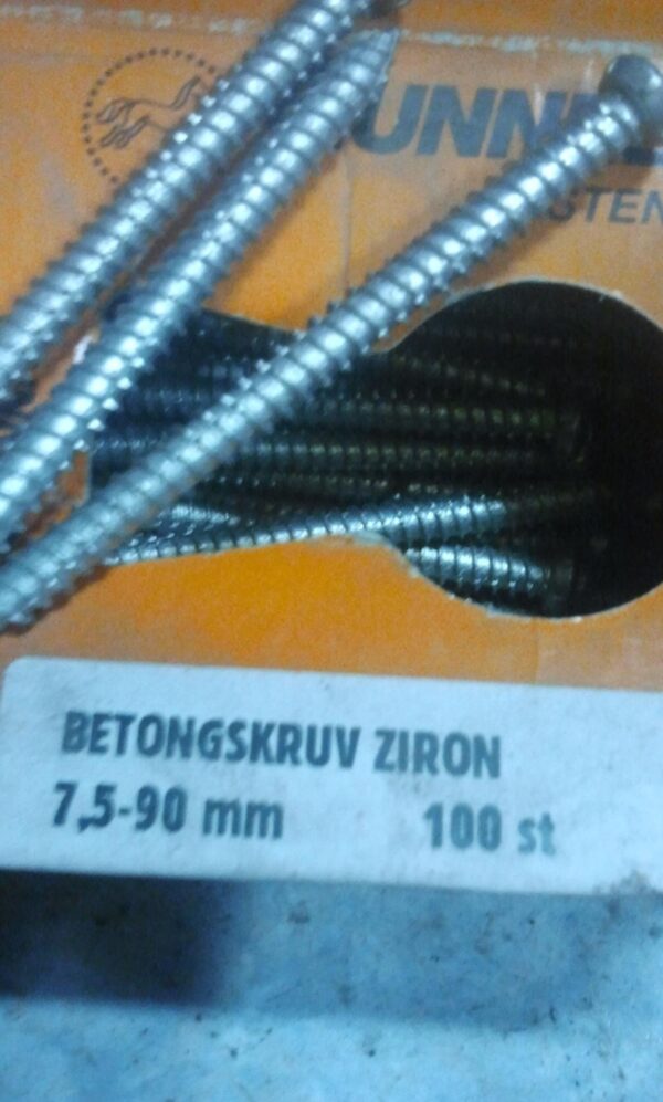turbo vijak 7,5x90 mm svedski