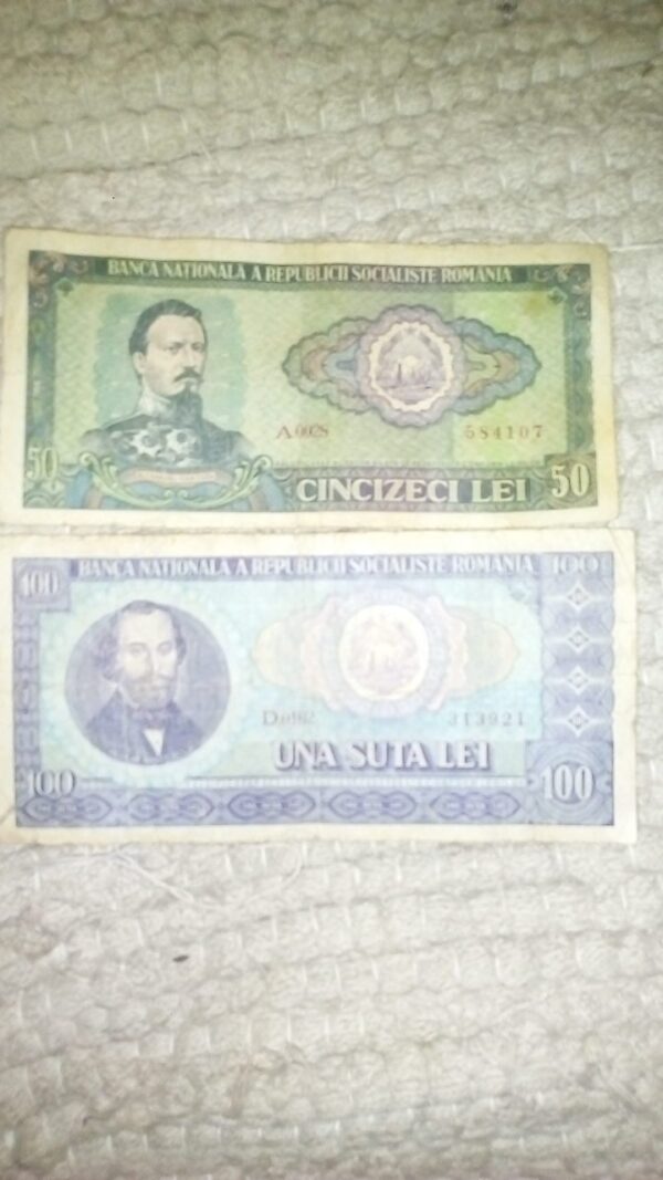 novcanice rumunije 50 i 100 lei 1966