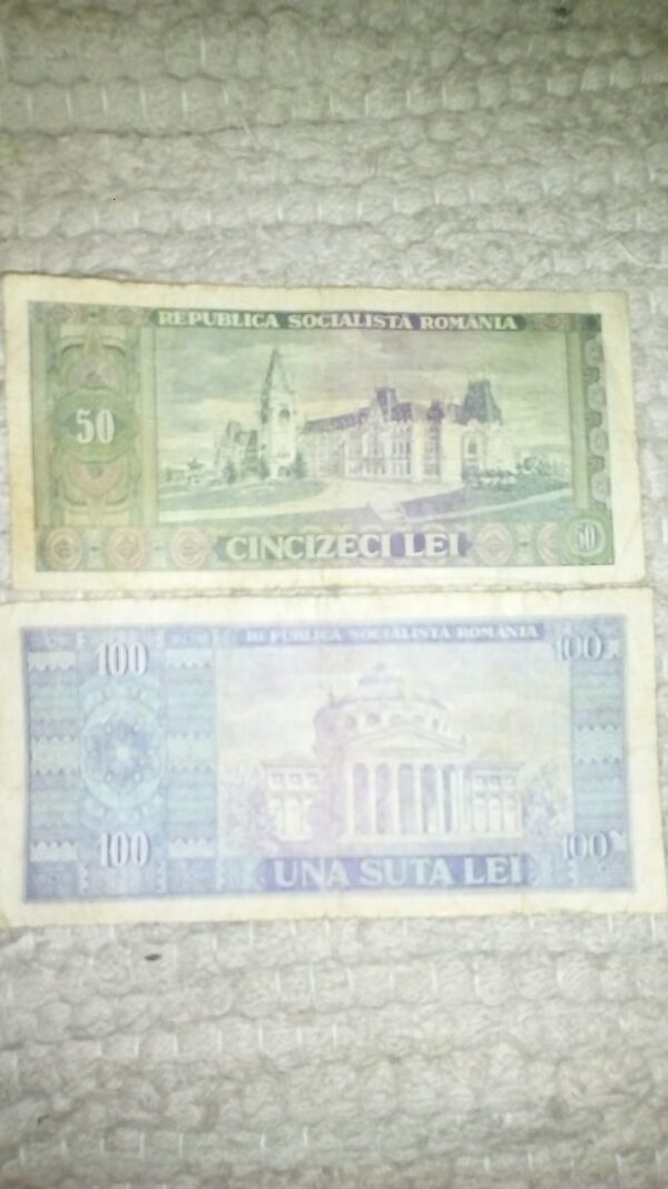 novcanice rumunije 50 i 100 lei 1966