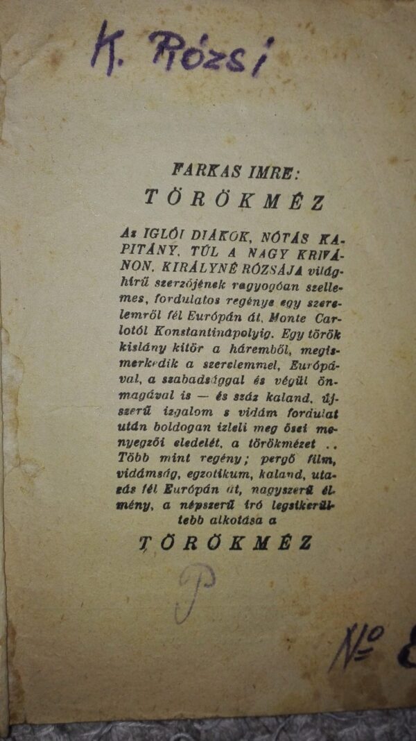 Farkas Imre TOROKMEZ