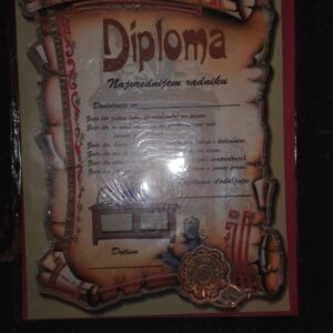 DIPLOMA  najvrednijem radniku