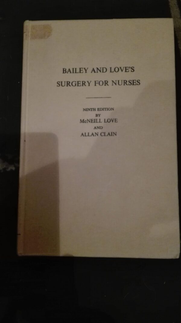 Bailey and Loves Surgery for Nurses
