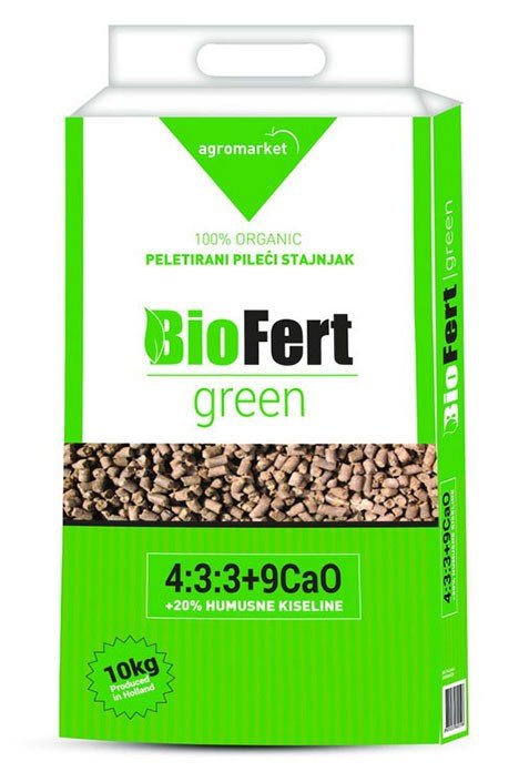 62787766_5b2d5c09de92a5-32182461bio-fert.jpg BIOFERT GREEN 4:3:3 - pileci stajnjak 25/1 - ferti plus