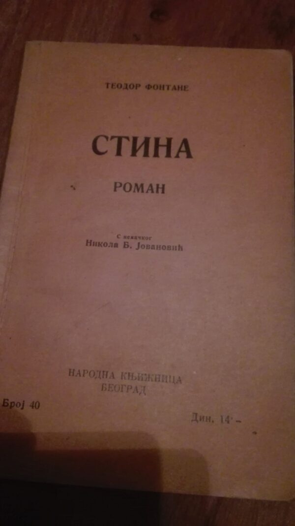 STINA - Teodor Fontane
