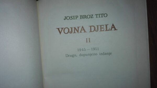 Vojna Djela II TITO
