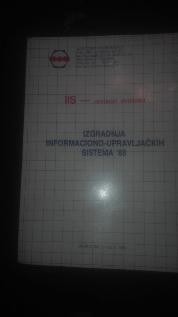 Izgradnja Informaciono-Upravljackog Sistema 88