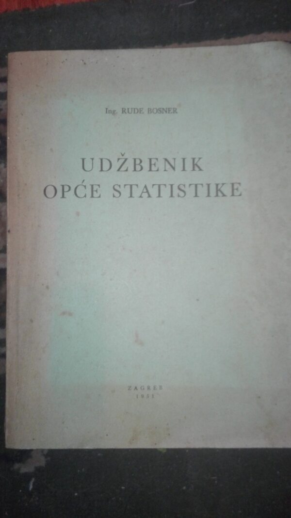 Udzbenik Opste Statistike
