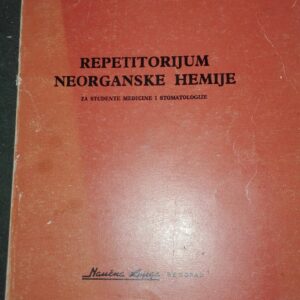 Pepetitorijum Neorganske Hemije