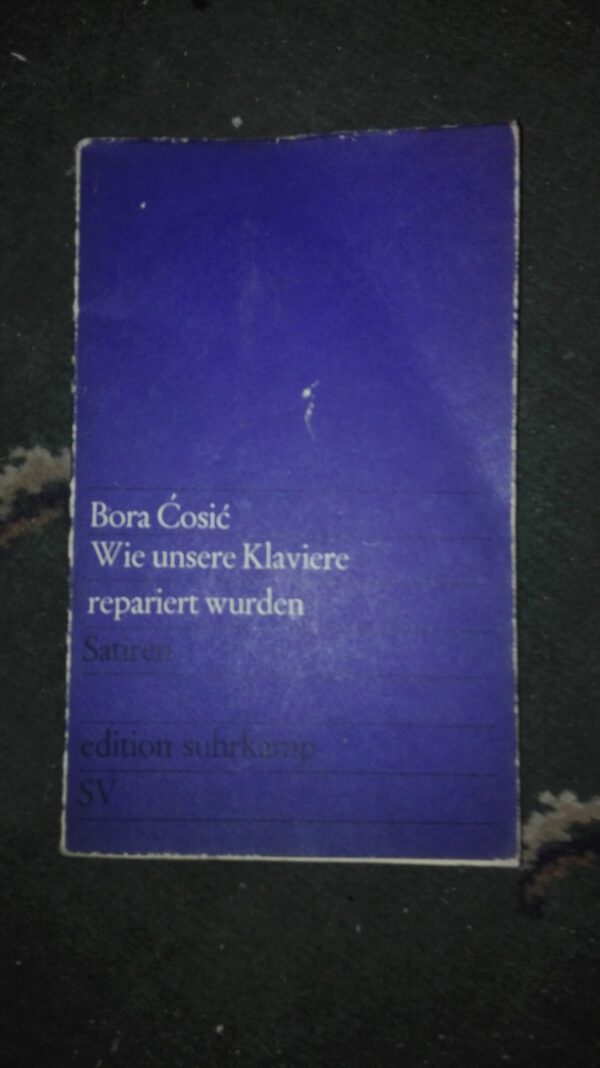 Bora Cosic - Wie unsere Klaviere Repariert wurden