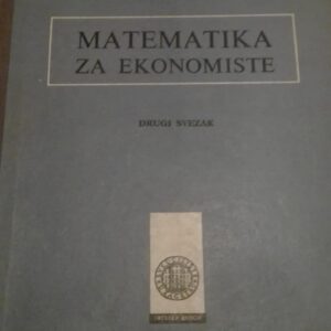 matematika za ekonomiste -  Vranic - Martic