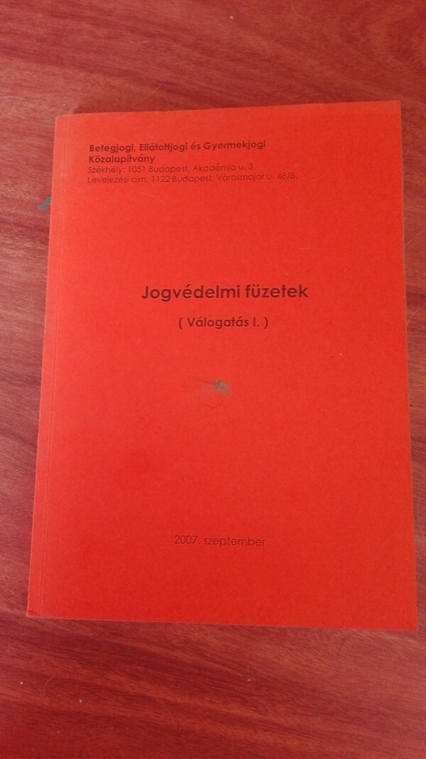 Jogvedelmi Fuzetek