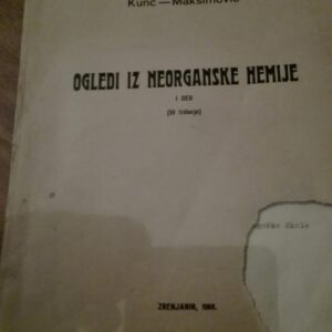 ogledi iz neorganske hemije I deo