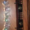 set od 6 casica i metalni nosac