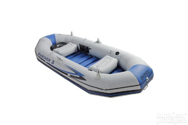 Čamac za vodu MARINER TM 3 BOAT SET Intex 297cmx127cmx46cm