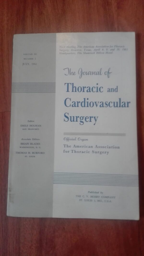 The Juwinal of Thoracic and Cardiovascular Surgery
