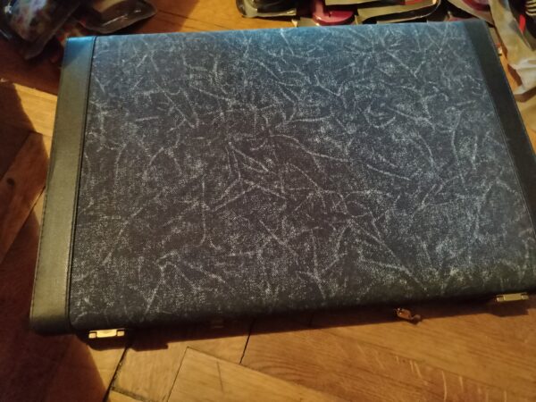 Backgammon drustvena igra u plavom koferu