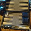 Backgammon drustvena igra u plavom koferu