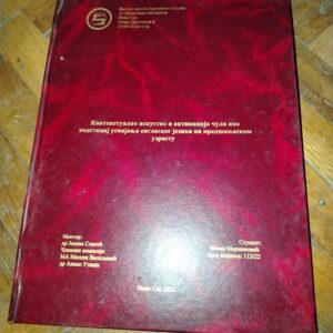 diplomski rad - konstruktivno iskustvo i aktivacija cula