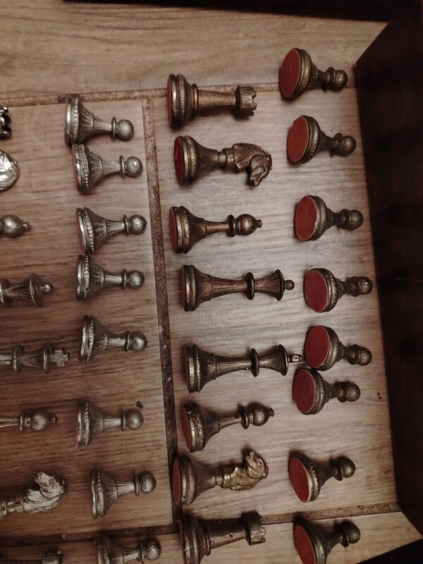 metalne figure saha stare SCHACH BK