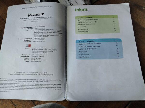 Nemacki za 6 razred osnovne skole Maximal 2